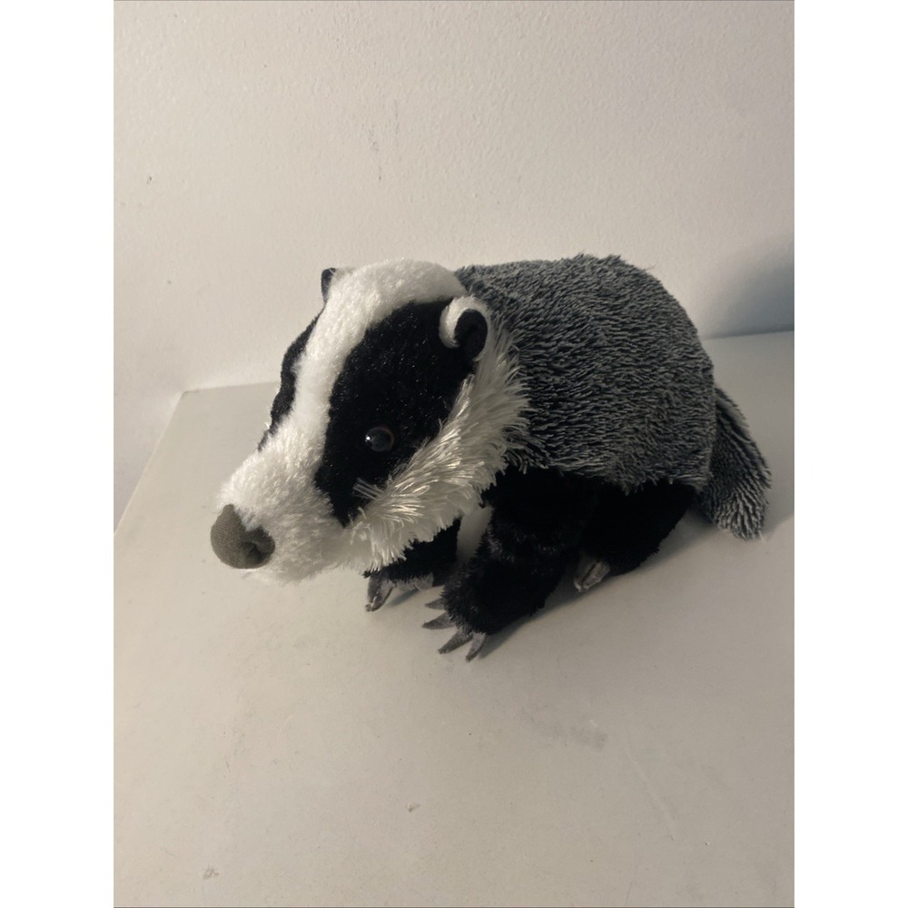 Wild Republic Cuddlekins Euro Badger Stuffed Animal Cute!